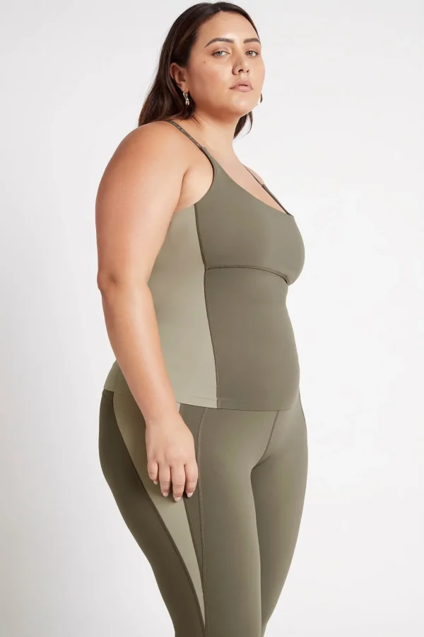 Adjustable Strap Longline Racerback Tank 117