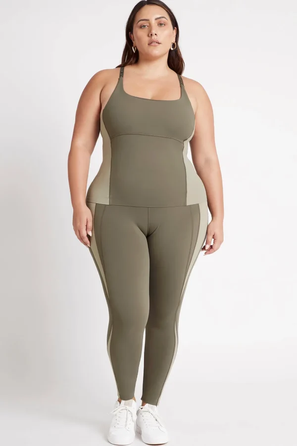 Adjustable Strap Longline Racerback Tank 117