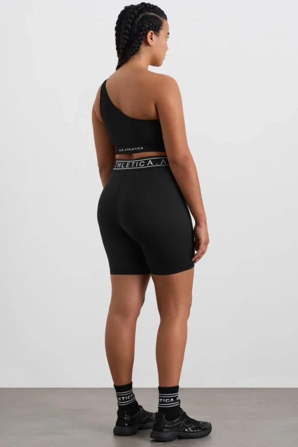 Asymmetric Ribbed Crop Top 386