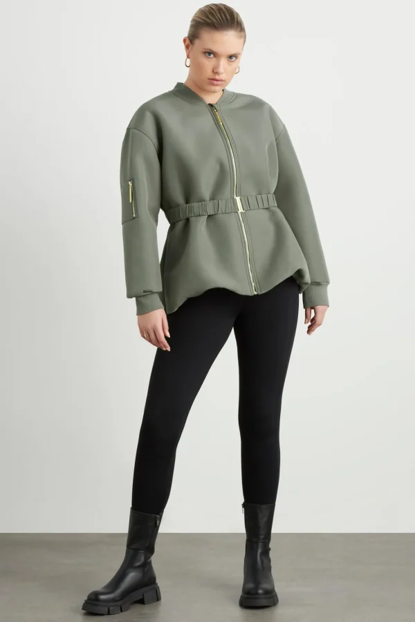 Belted Jacket 722