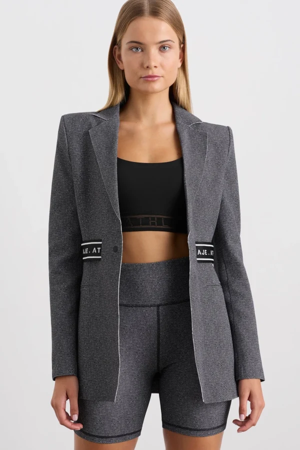 Belted Logotape Blazer 713