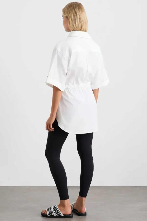 Belted Short Sleeve Shirt 433