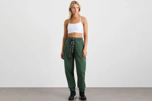 Belted Windbreak Pant 502