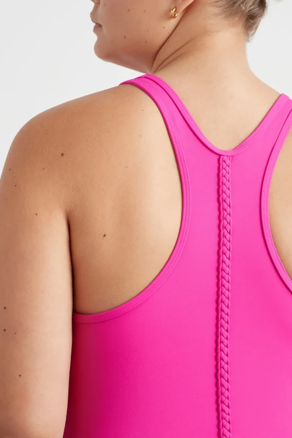 Braided Active Racer Tank 345