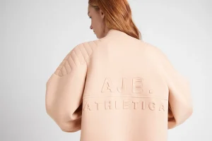 Classic Spacer Knit Bomber Jacket 704