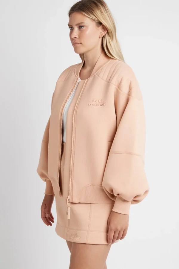 Classic Spacer Knit Bomber Jacket 704