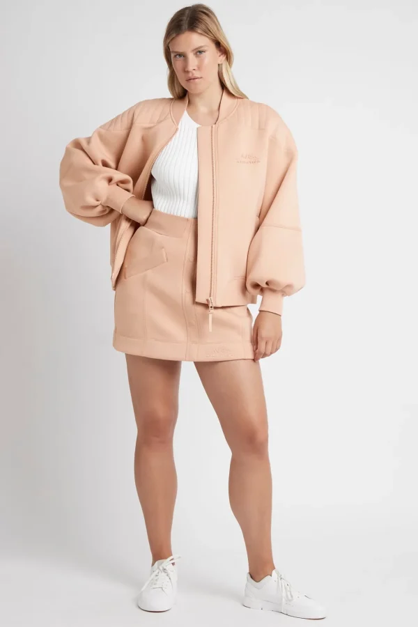 Classic Spacer Knit Bomber Jacket 704