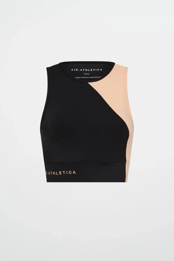 Colour Block Crop Top 336