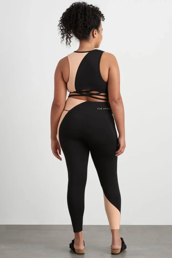 Colour Block Crop Top 336
