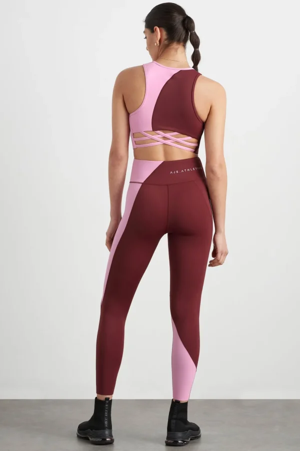 Colour Block Crop Top 336