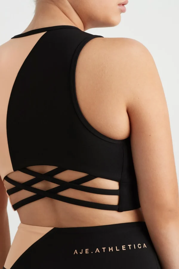 Colour Block Crop Top 336