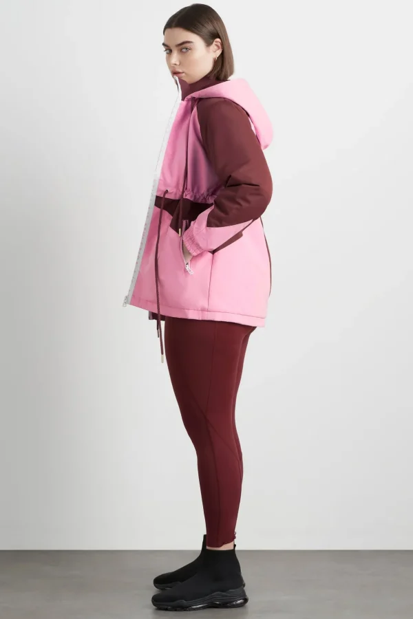 Colour Block Long Jacket 731