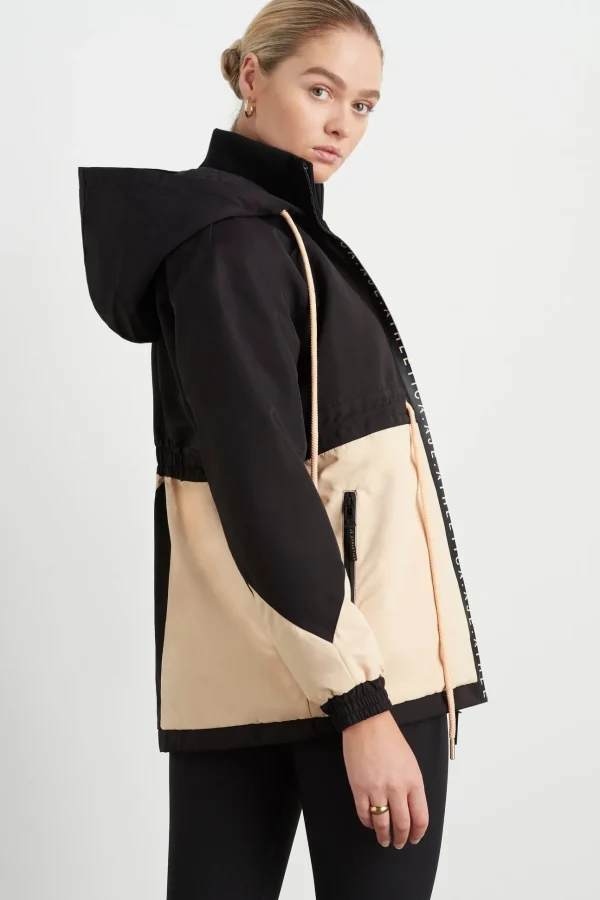 Colour Block Long Jacket 731