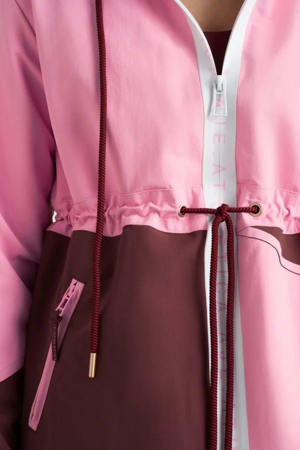 Colour Block Long Jacket 731