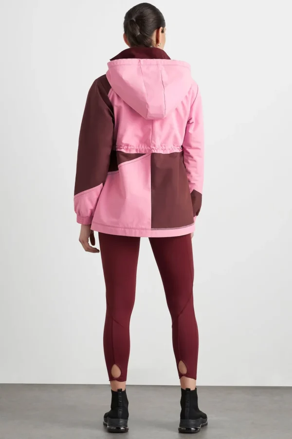 Colour Block Long Jacket 731