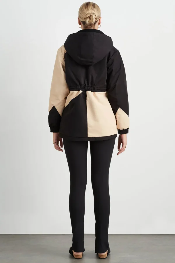 Colour Block Long Jacket 731