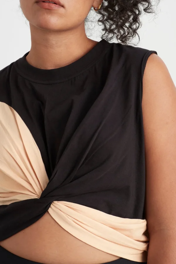 Colour Block Twist Tank 130