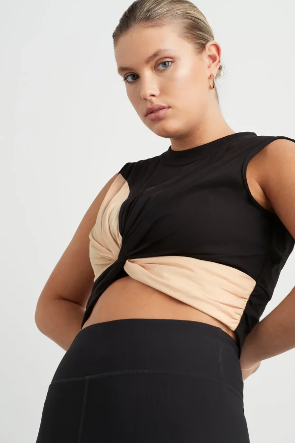 Colour Block Twist Tank 130