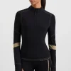 Colour Blocked Quarter Zip 758