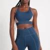 Contrast Adjustable Strap Sports Bra 321