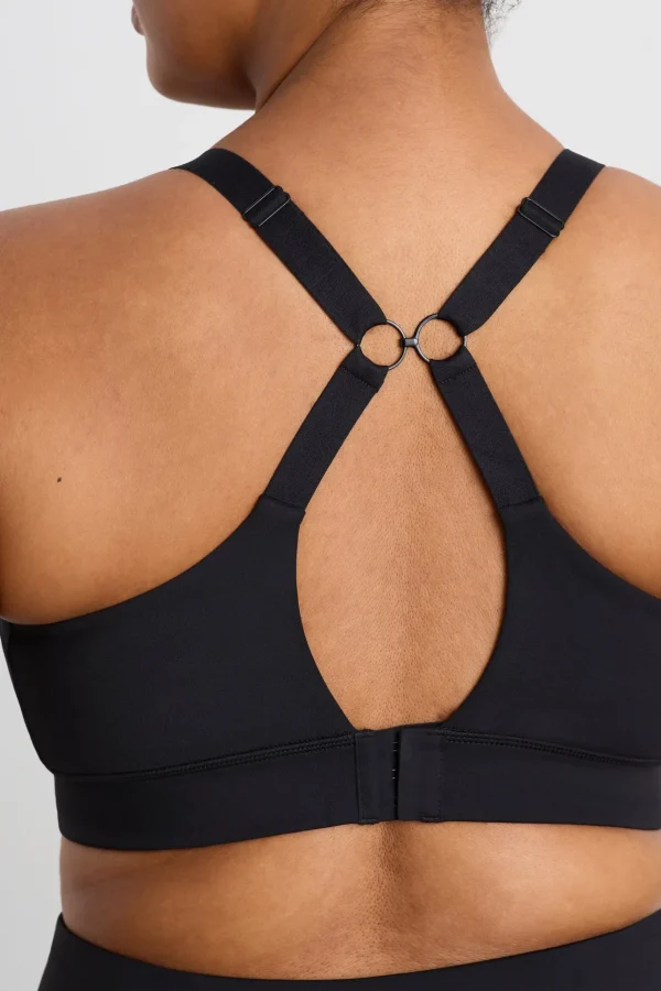 Contrast Adjustable Strap Sports Bra 321