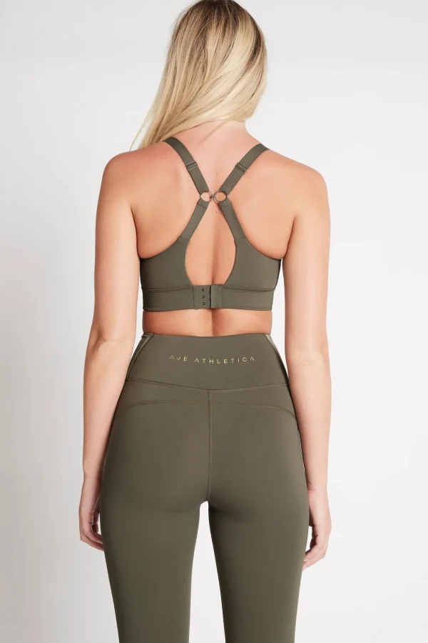Contrast Adjustable Strap Sports Bra 321