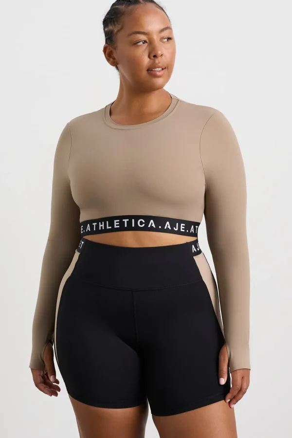 Contrast Layered Crop Top 380