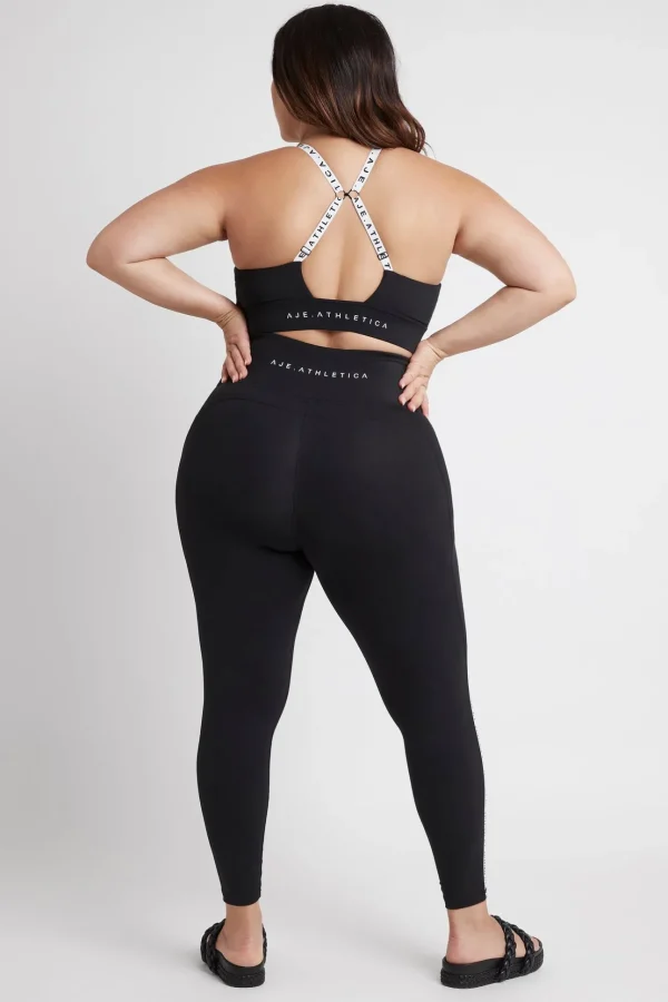 Contrast Logo Full Length Legging 203