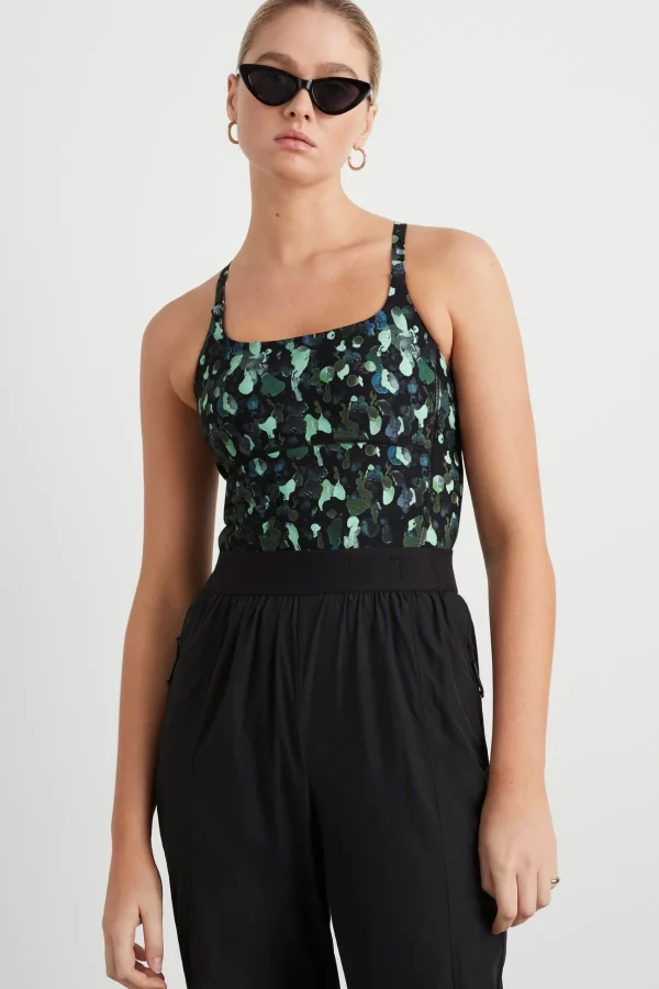 Contrast Racerback Tank 117