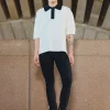 Contrast Split Hem Legging 205