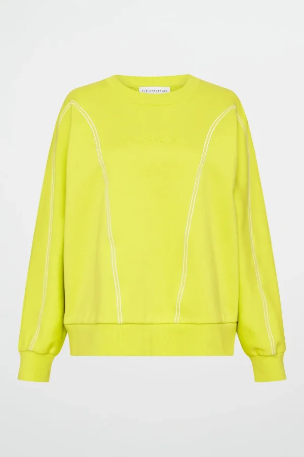Contrast Stitch Crew Jumper 419
