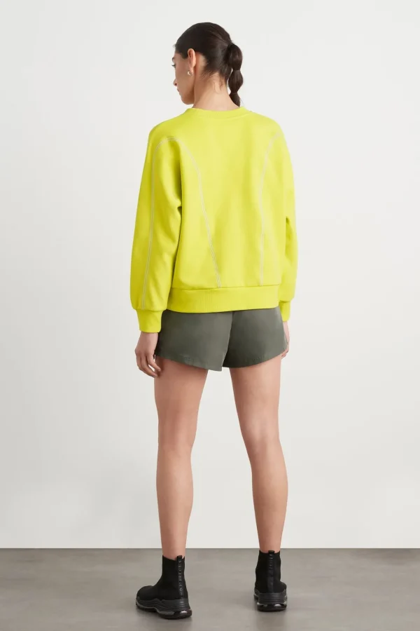 Contrast Stitch Crew Jumper 419