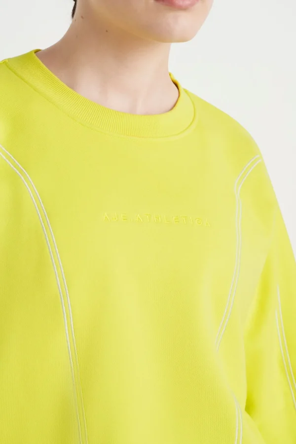 Contrast Stitch Crew Jumper 419