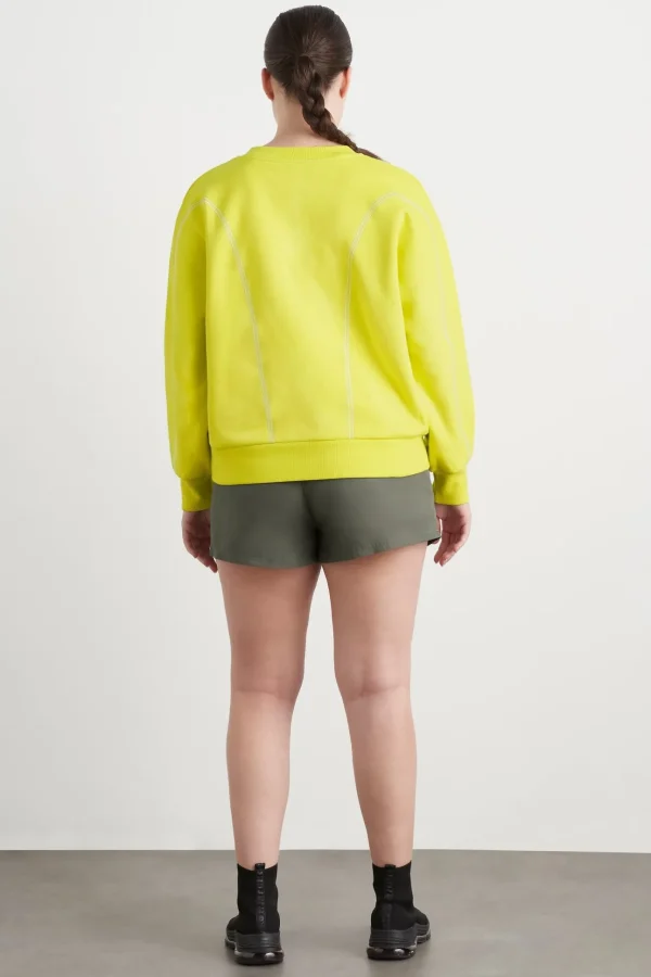 Contrast Stitch Crew Jumper 419