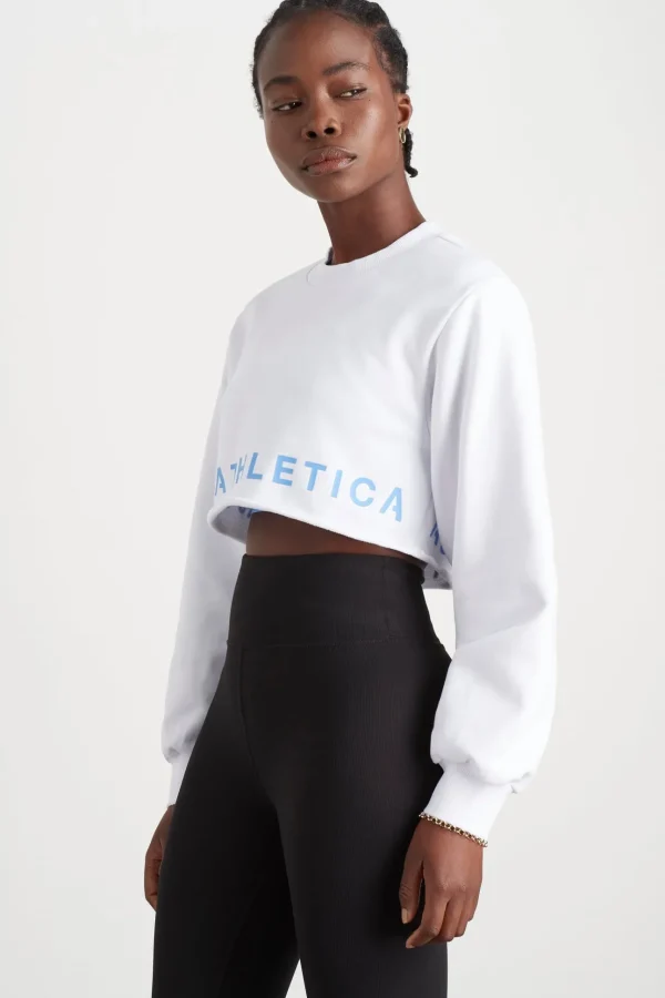 Crop Cut Out Crew Jumper 416