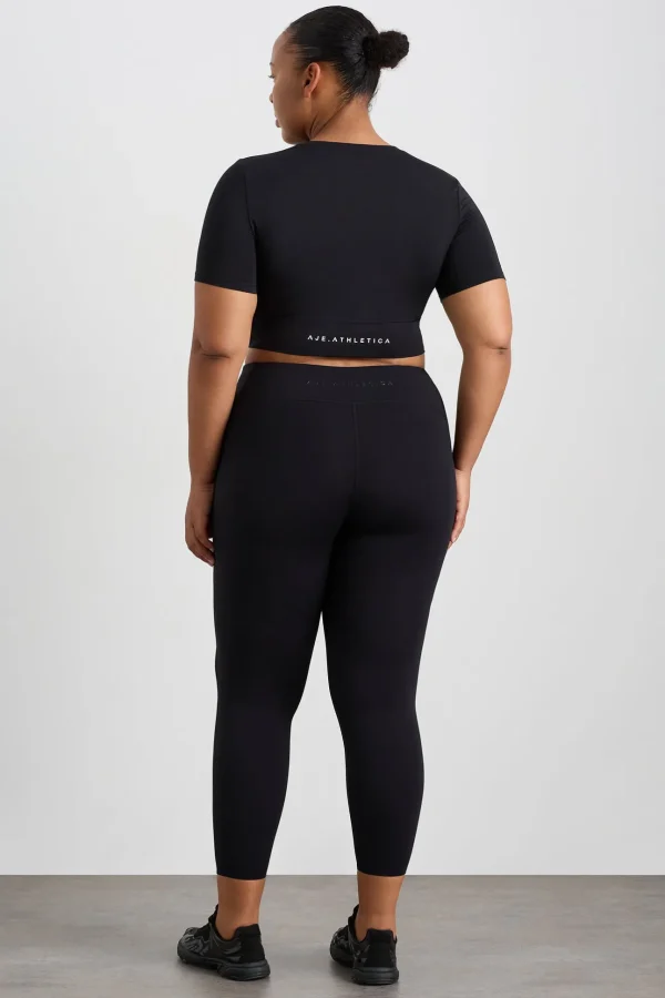 Crop Twist Front Tee 130