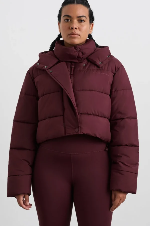 Cropped Hooded Puffer Jacket 764