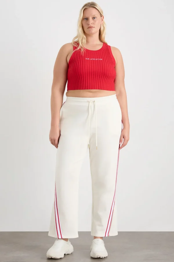 Cropped Knitted Logo Tank 135