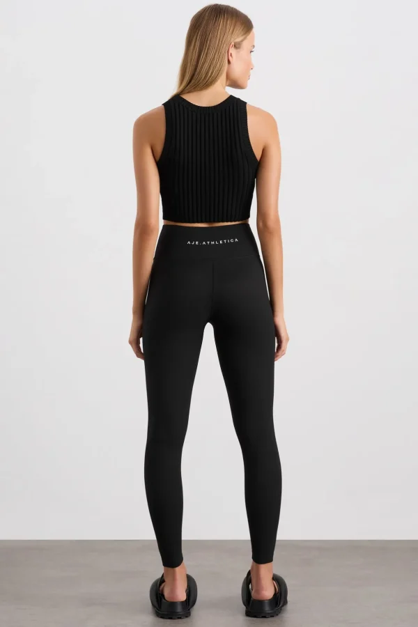 Cropped Knitted Logo Tank 135