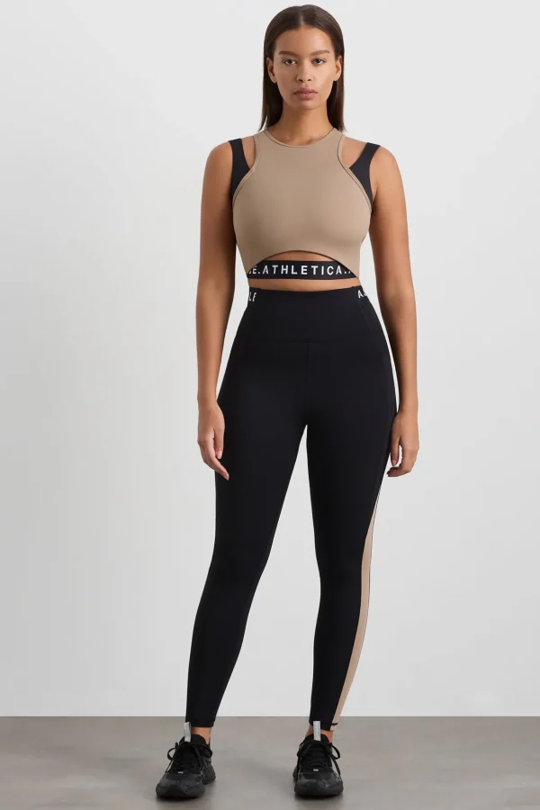 Cropped Layered Sport Tank 159