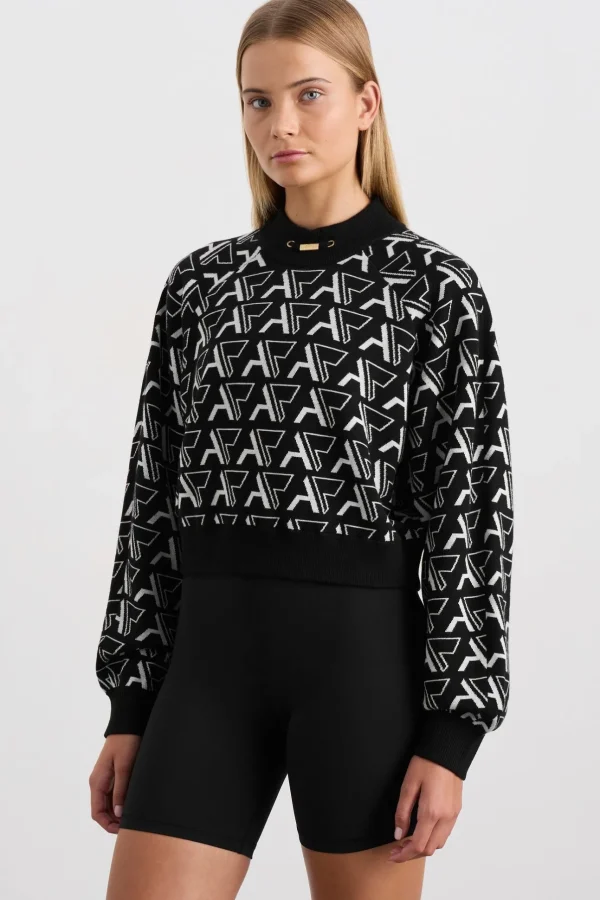 Cropped Monogram Sweater 408