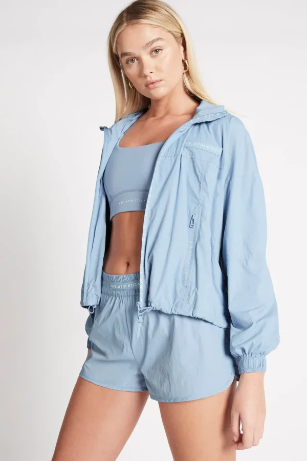 Cropped Signature Badge Logo Spray Jacket 708