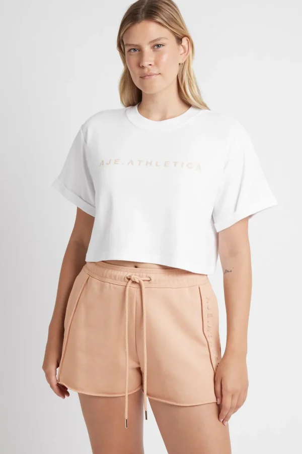 Cropped Signature Logo T-Shirt 104