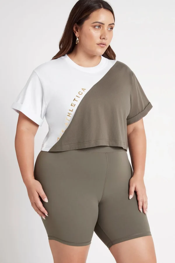 Cropped Signature Logo T-Shirt 105