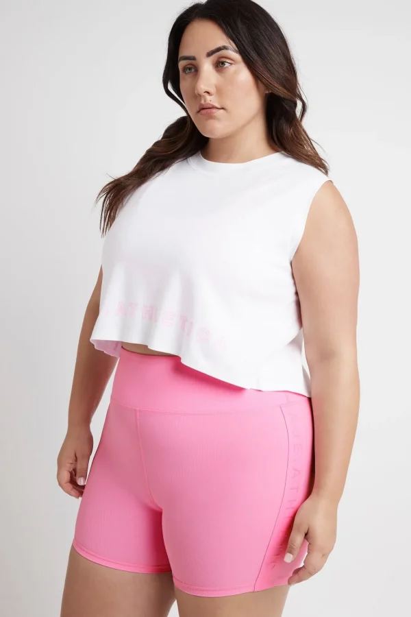 Cropped Split Back Tank 112