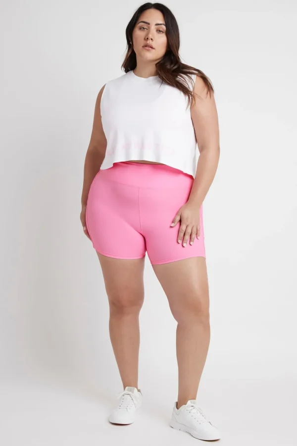 Cropped Split Back Tank 112
