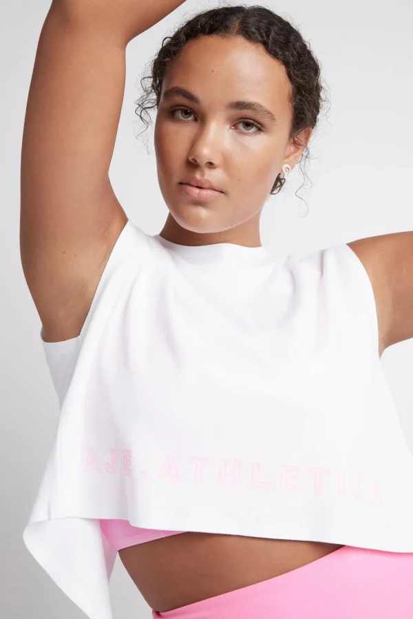 Cropped Split Back Tank 112