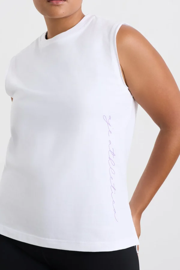 Cursive Logo Longline Tank 101
