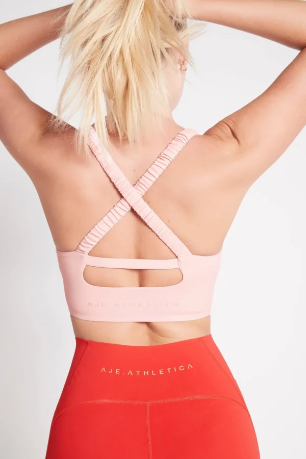 Cut Out Cross Back Sports Bra 314