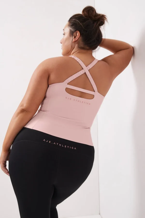 Cut Out Cross Back Tank Top 125